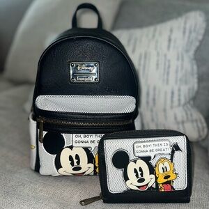 Mickey and Pluto Loungefly Set